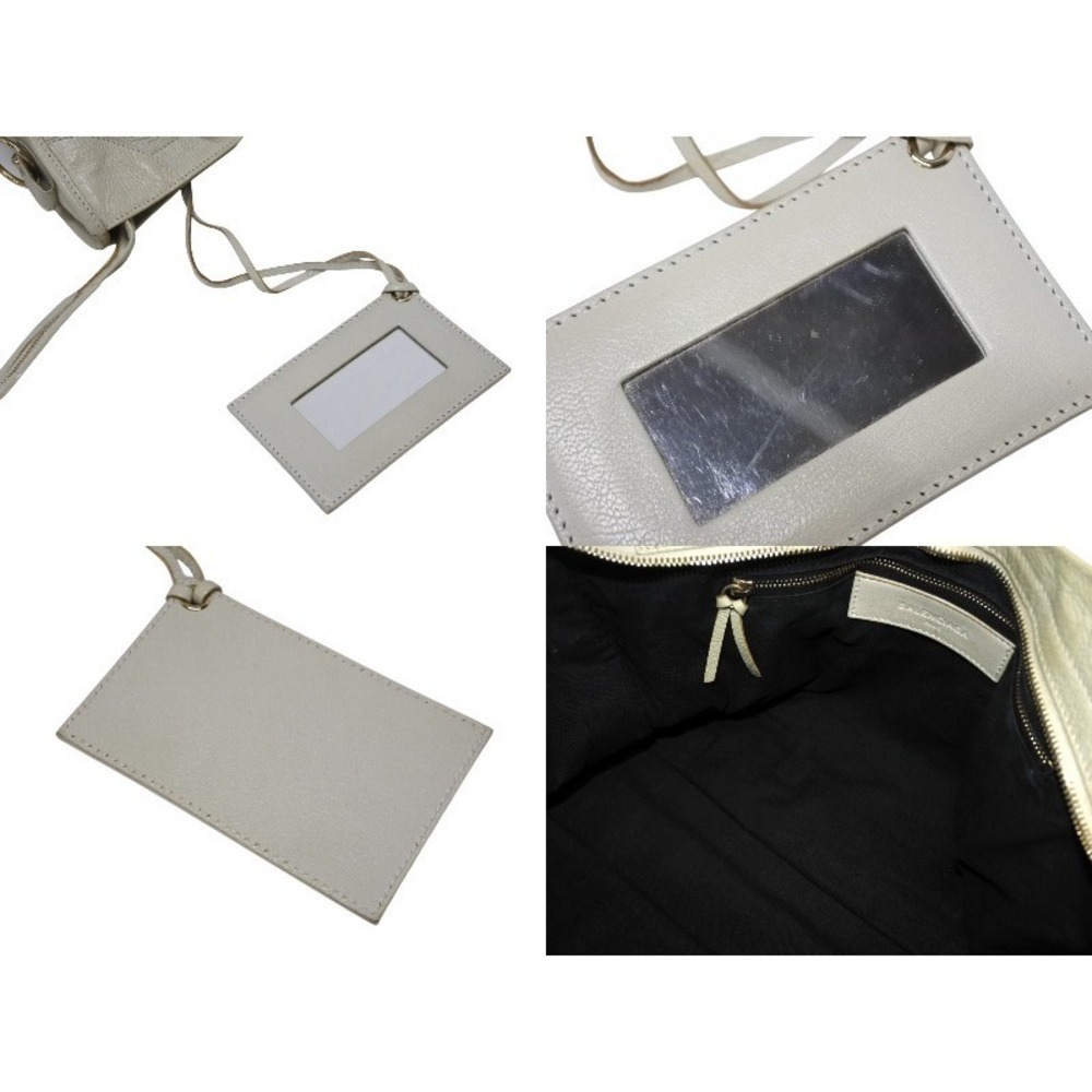 BALENCIAGA THE CITY Bag White Leather - Picture 10 of 10